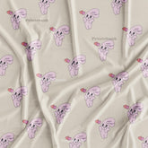 Pastel Disney Animated Kid's Printed Fabric For Baby